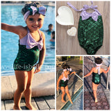 Ariel Swimwear  - With Matching Bow - © 2019, Life Is'Bella / NEYSOUTH LLC.