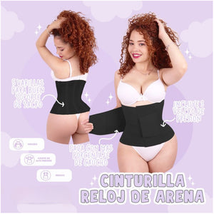 Hourglass Waist Trainer Body Girdle FAJAS MODA KING PERU Women Body Shaper Waist Shapewear