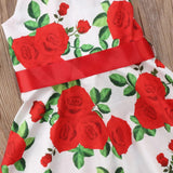 Girls Print Rose Sleeveless Long Dress - © 2019, Life Is'Bella / NEYSOUTH LLC.