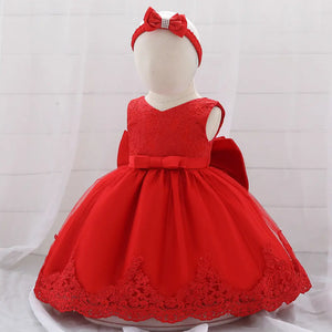 Red Baby Girl Lace Dress - © 2019, Life Is'Bella / NEYSOUTH LLC.