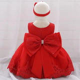 Red Baby Girl Lace Dress - © 2019, Life Is'Bella / NEYSOUTH LLC.