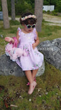 Girls Dress Cotton Leaky Back Retro Floral Cute Sweet Fashion Kids Clothing Beach Outdoor Casual - Life Is'Bella