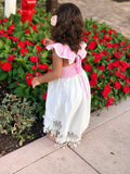 Ruffles Lace Tassel Long Dress for Girl - © 2019, Life Is'Bella / NEYSOUTH LLC.