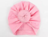 Baby Girl Headbands and Bows - Baby Hair Accessories Baby Girl Turban Flower Head Wrap Adjustable Hat Cotton Cap.