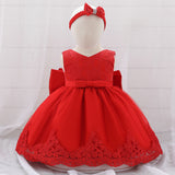 Red Baby Girl Lace Dress - © 2019, Life Is'Bella / NEYSOUTH LLC.