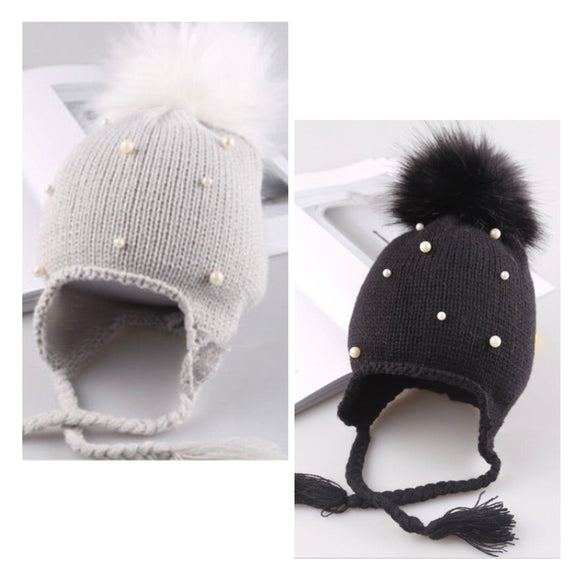 Beanies for baby girl 0-2 years old